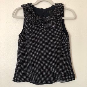 J. Crew Silk Ruffle Blouse Top
